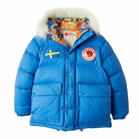 Fjallraven Expedition Pehelykabát Budapest - Kék Kabát Kék YAR152047